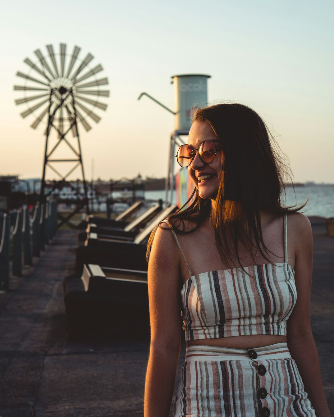 Portrait of a smiling woman energy consultant