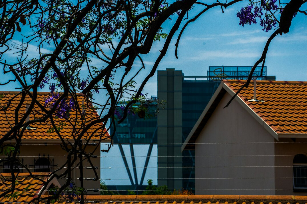 Solar panels facing south on a residential roof